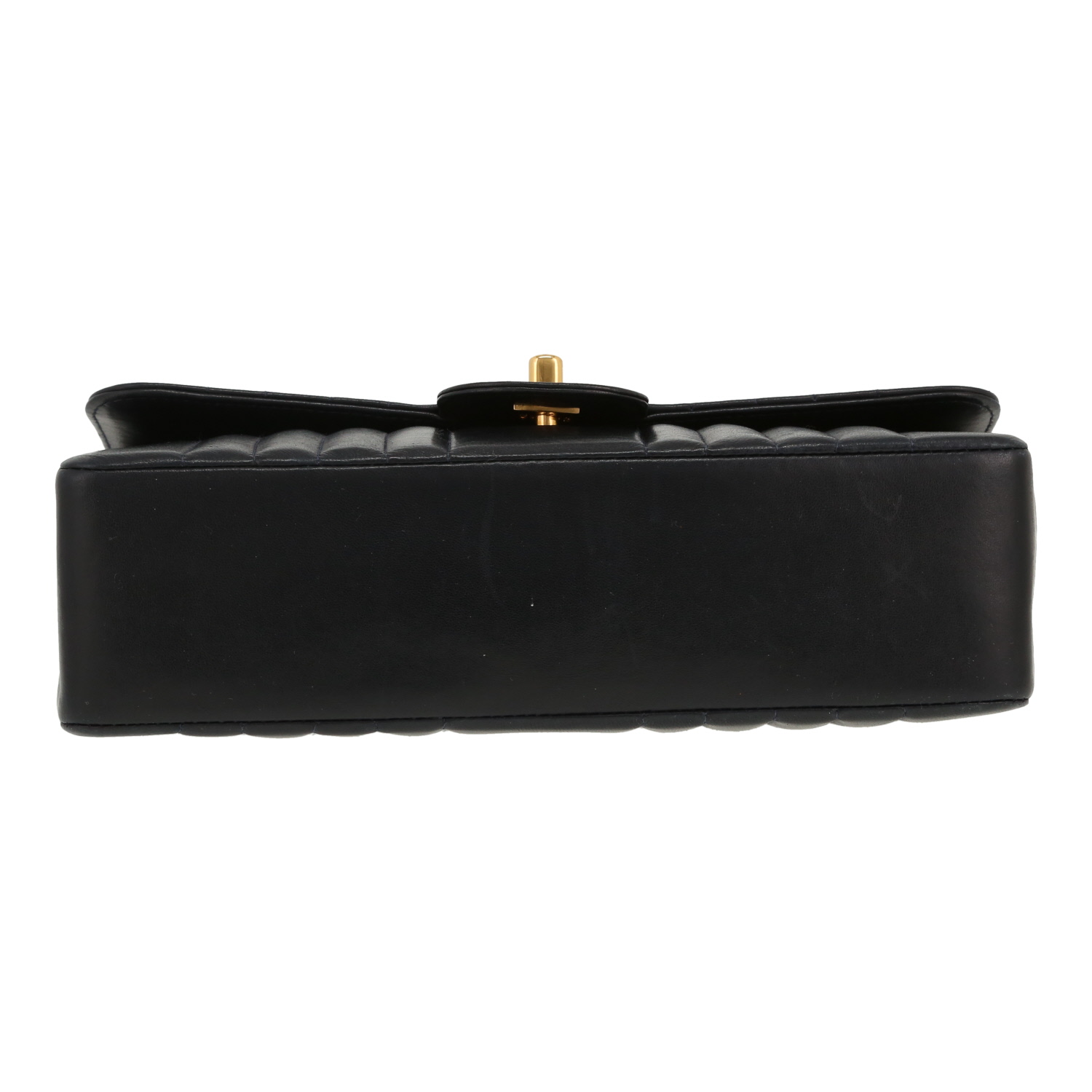 Borsa a tracolla Chanel  Timeless Classic in pelle trapuntata Bleu Marine - Detail D1