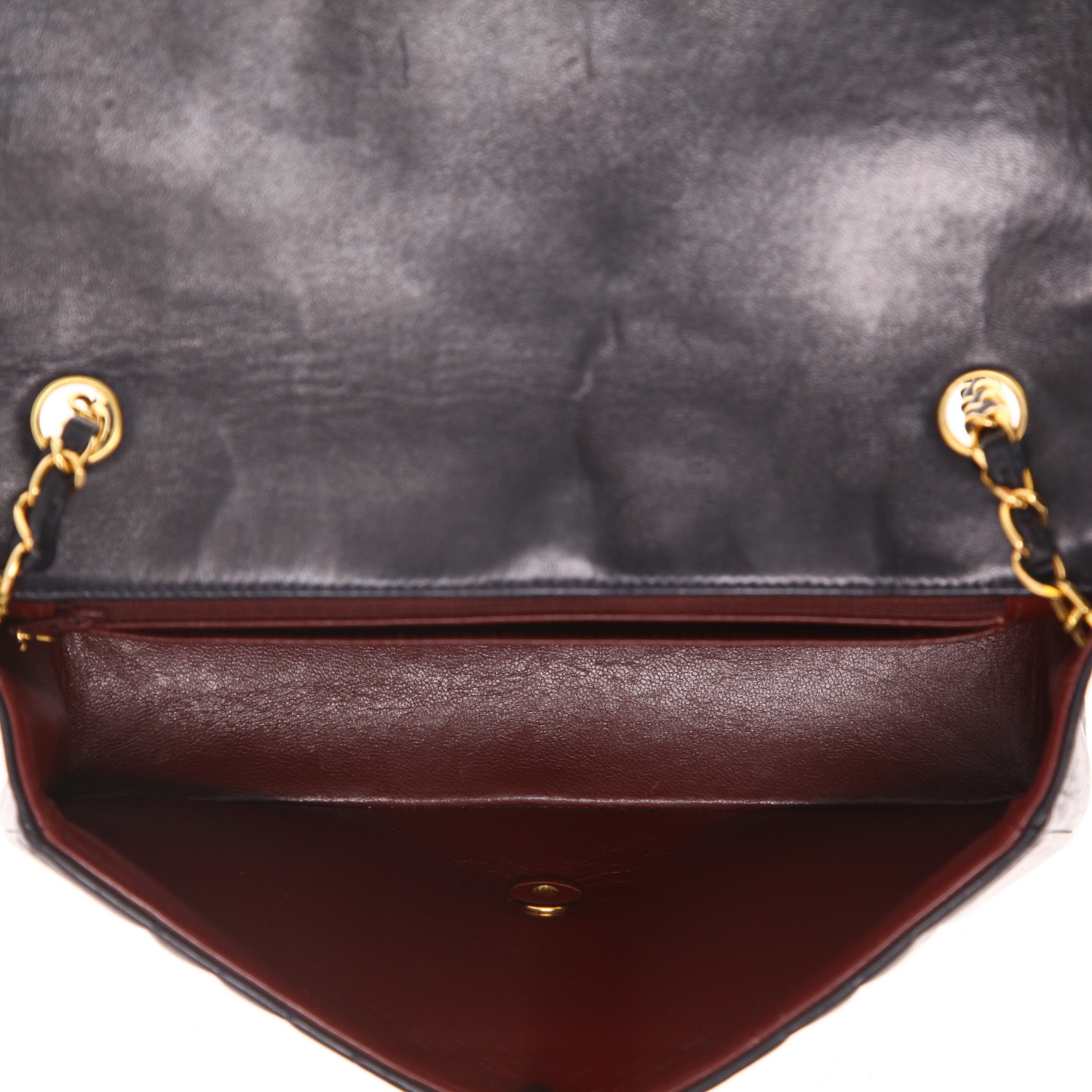 Borsa a tracolla Chanel  Timeless Classic in pelle trapuntata Bleu Marine - Detail D3