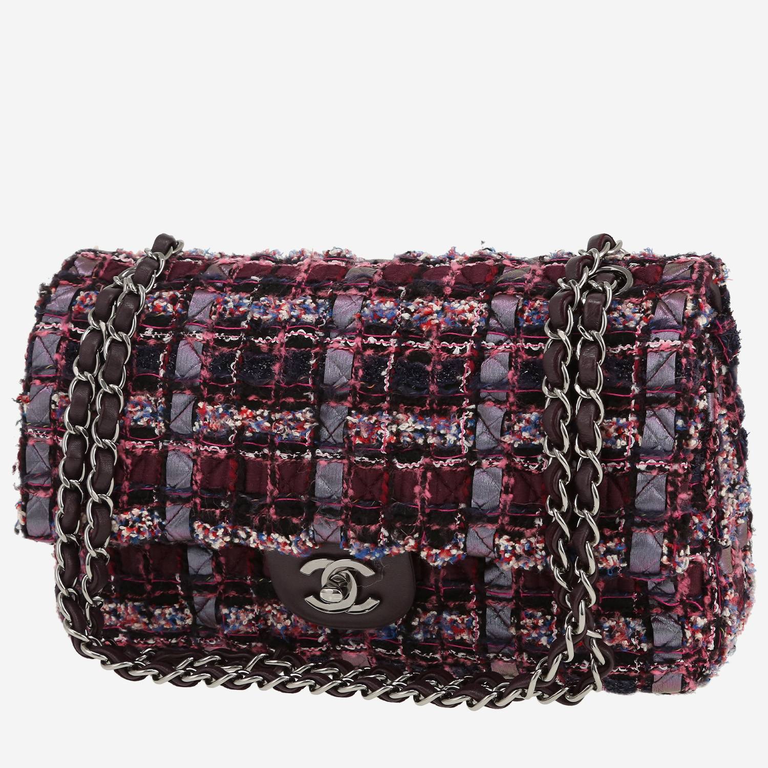 Bolso de mano Chanel  Timeless Classic en tweed violeta
