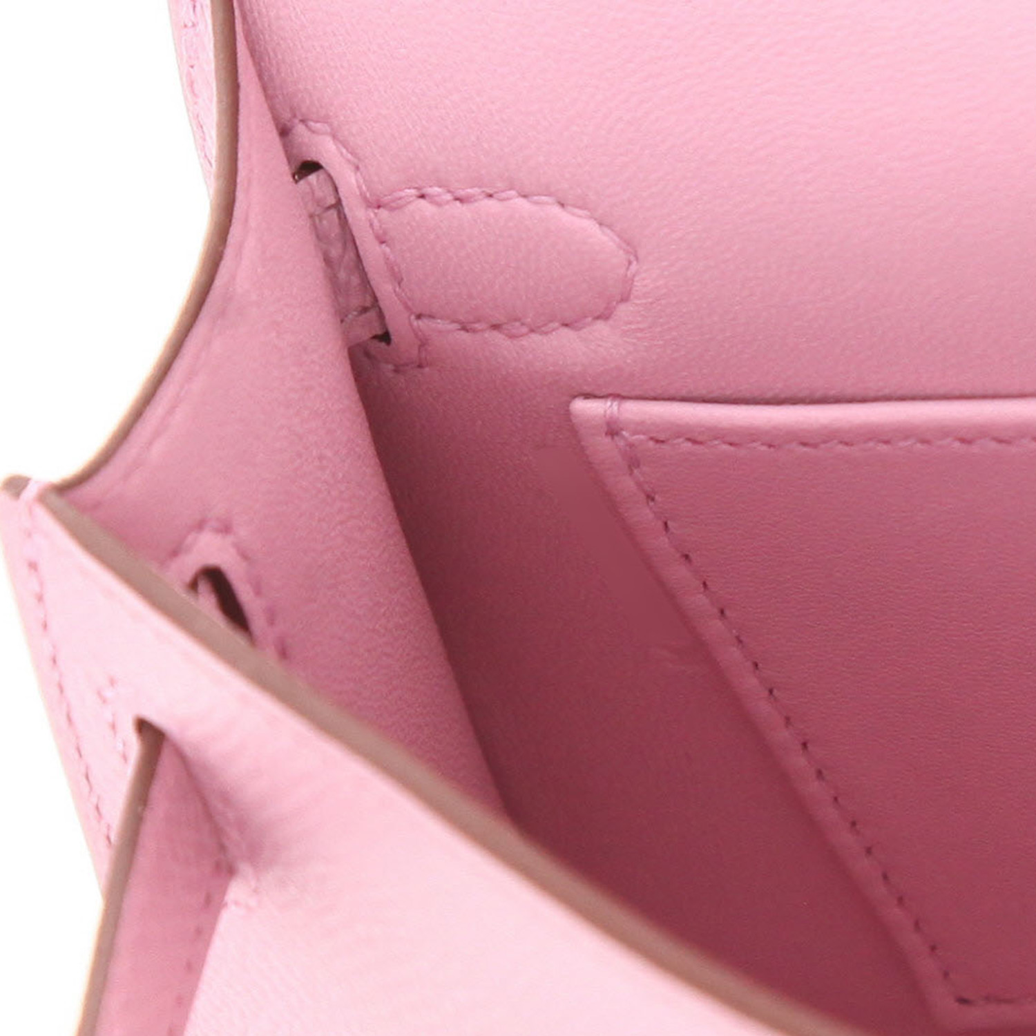 Sac bandoulière Hermès  Kelly 20 cm en cuir epsom Mauve Sylvestre - Detail D4