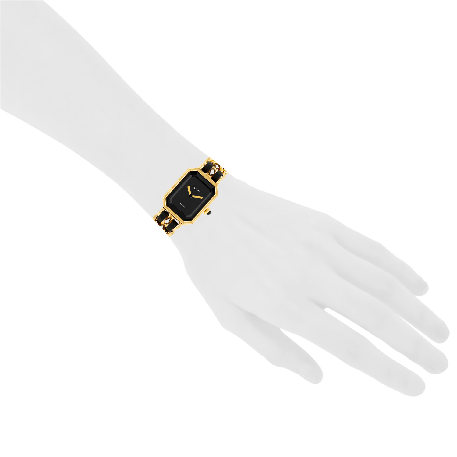 Chanel Première  size S  in gold plated Ref: Chanel - H0001  Circa 1990 - Detail D1