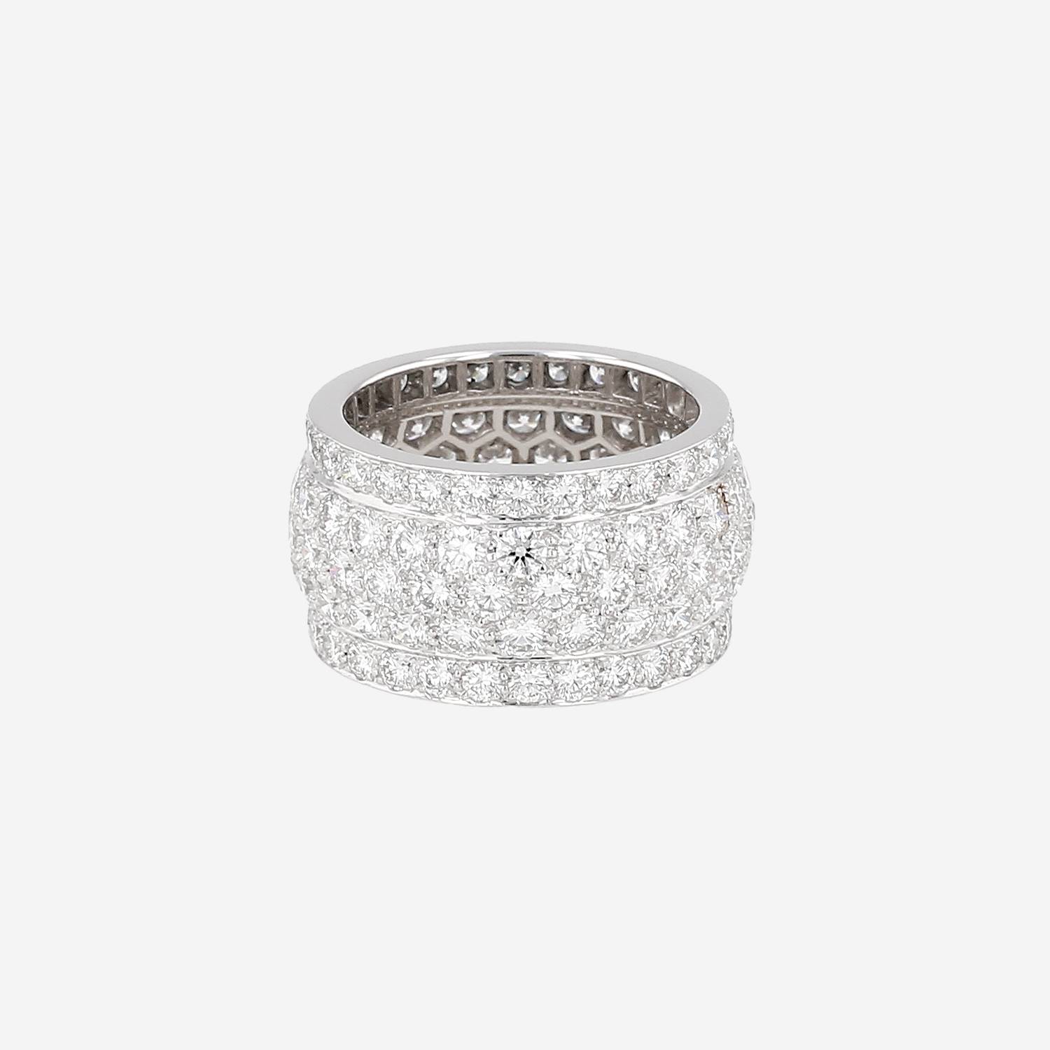 Cartier Nigeria ring in white gold and diamonds