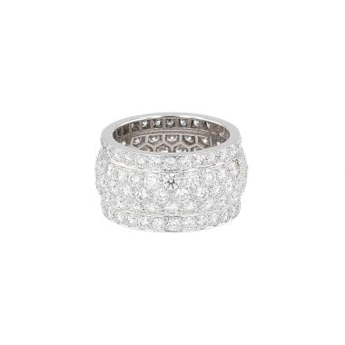 Cartier Nigeria ring in white gold and diamonds