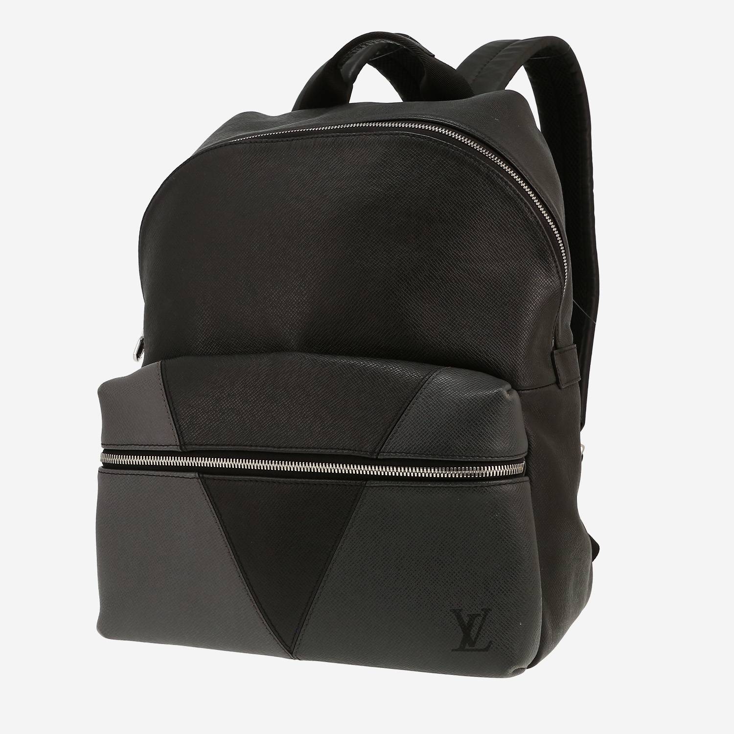 Louis Vuitton  Discovery backpack  in black and grey leather
