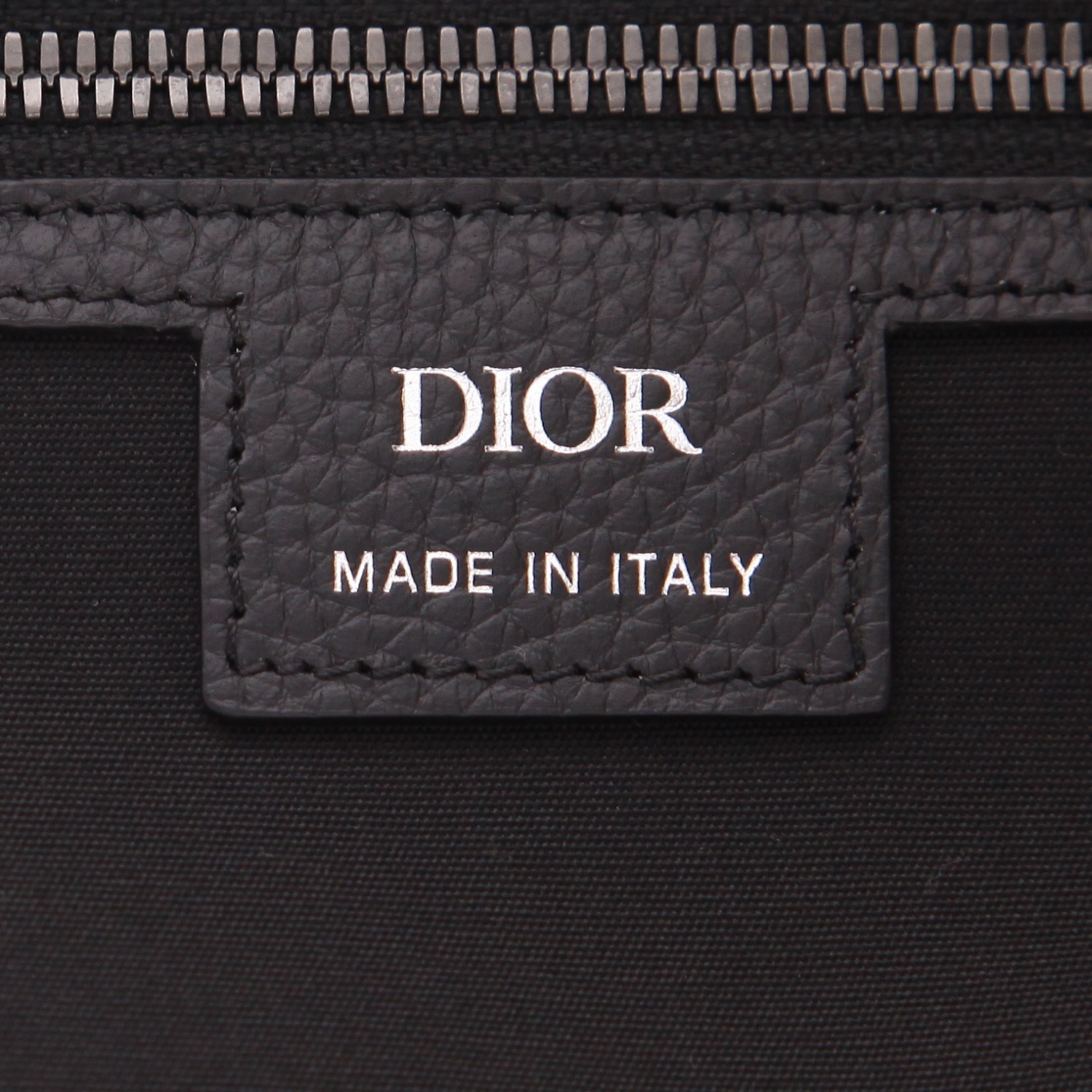Sac de voyage Dior   en cuir monogram noir - Detail D2