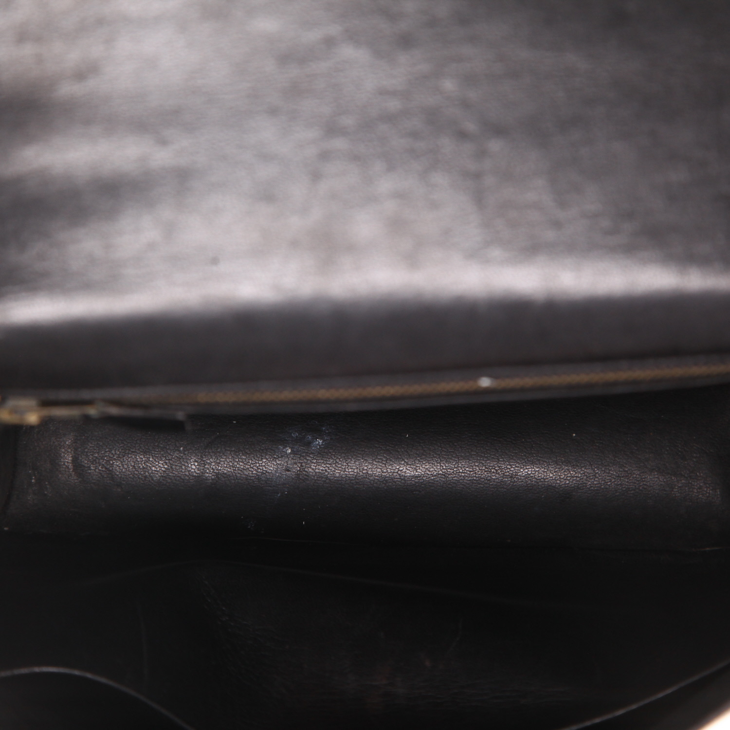 Sac à main Hermès  Constance en cuir box noir - Detail D3