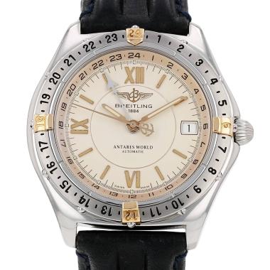 Reloj Breitling Antares World de acero Ref: Breitling - B32047  Circa 1990