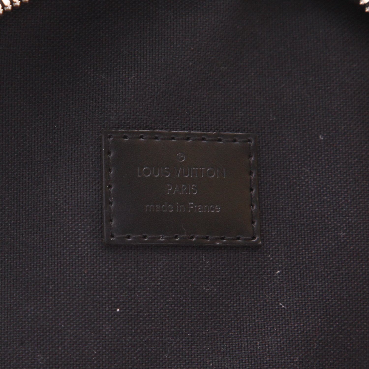 Zaino Louis Vuitton  Michael in tela a scacchi grigio Graphite e pelle nera - Detail D2