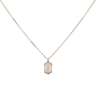 Collana Cartier  in oro rosa, diamante e madreperla (Turbo Marmoratus)