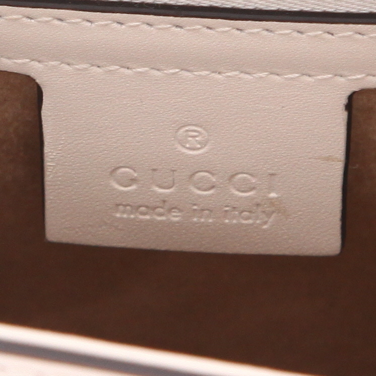 Borsa Gucci  Sylvie in pelle bianca - Detail D2