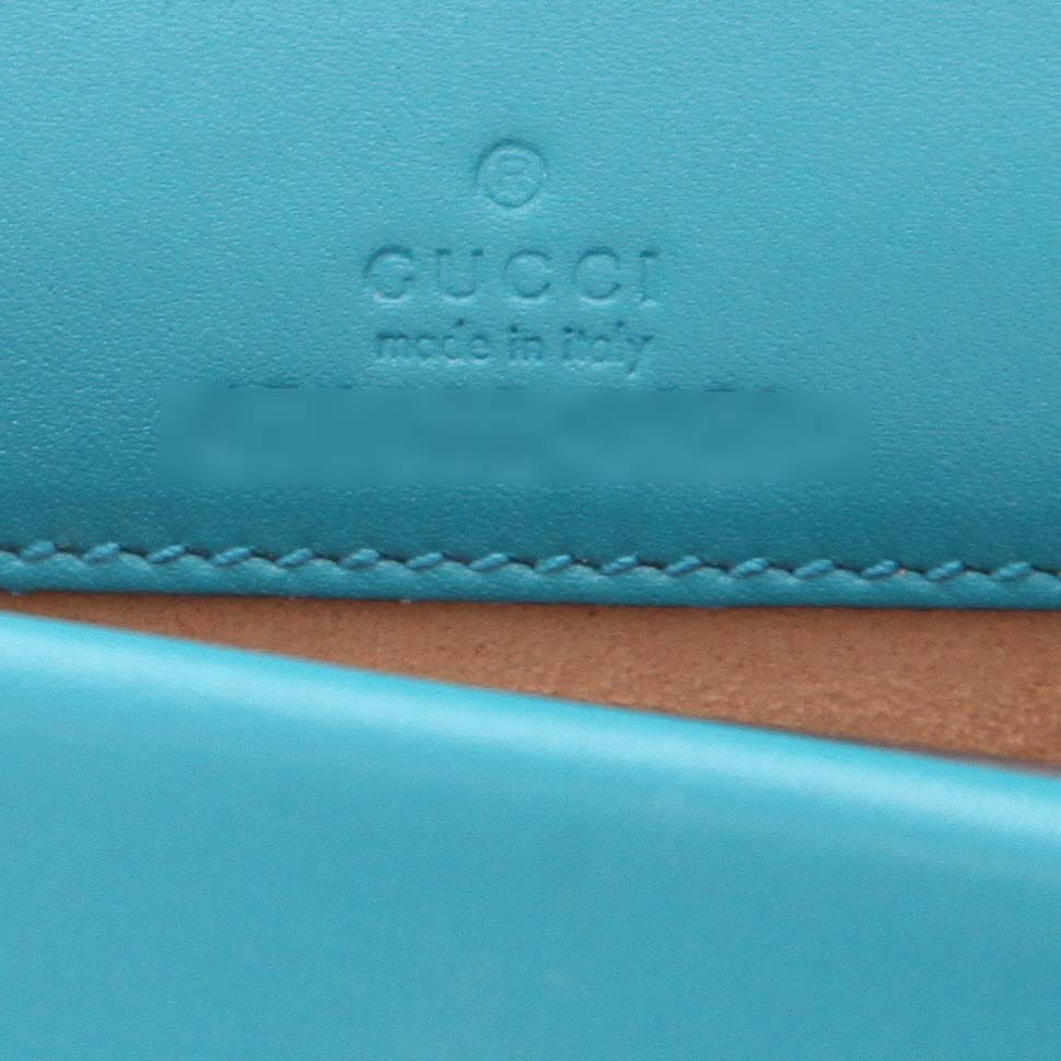 Bolso bandolera Gucci  Dionysus en terciopelo azul y cuero azul - Detail D2