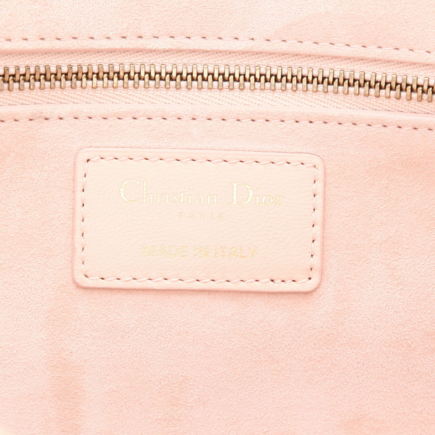 Sac à main Dior  Dioraddict en cuir cannage rose - Detail D2