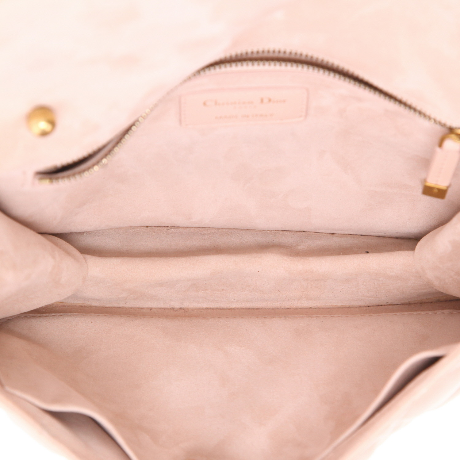 Bolso de mano Dior  Dioraddict en cuero cannage rosa - Detail D3