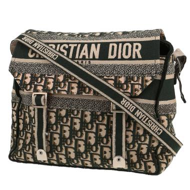 Bolso bandolera Dior  Diorcamp en lona Monogram Oblique verde
