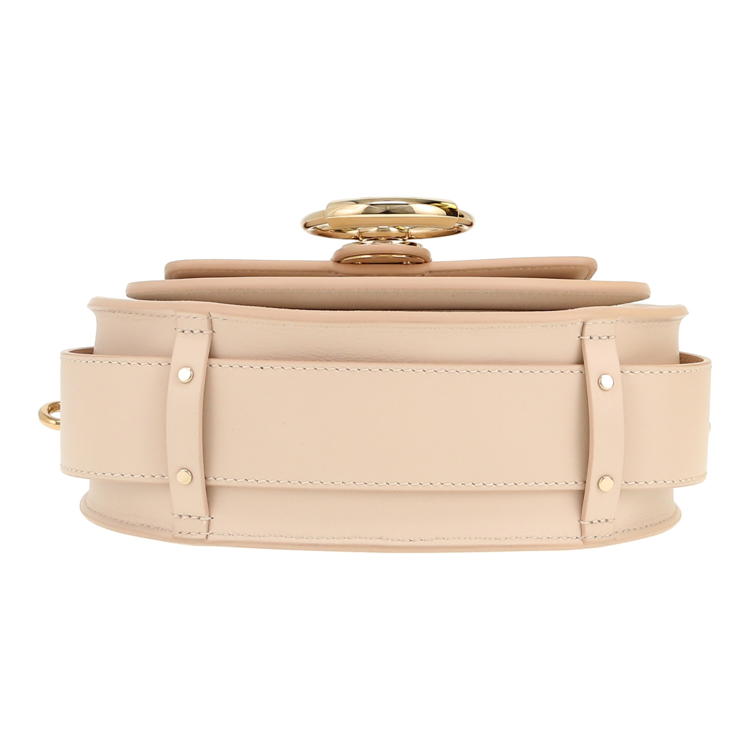 Sac bandoulière Chloé  Tess en cuir rose-pale - Detail D1