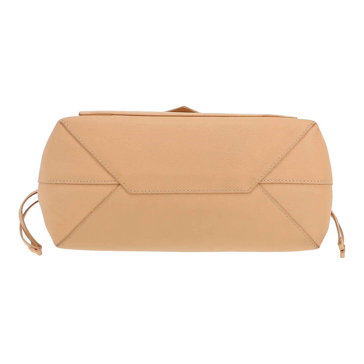 Borsa Louis Vuitton  Lockme in pelle martellata beige e nera - Detail D1