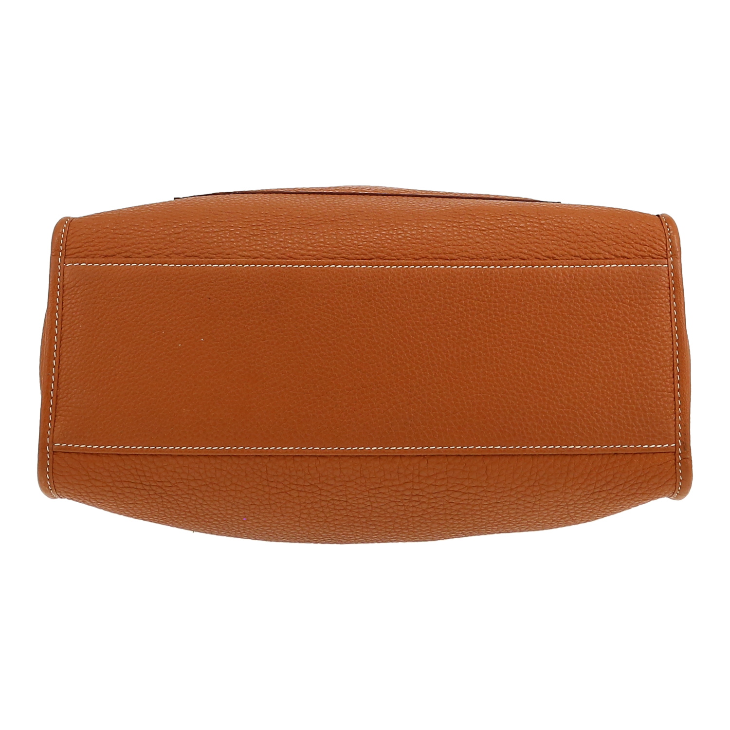 Hermès   handbag  in gold togo leather - Detail D1