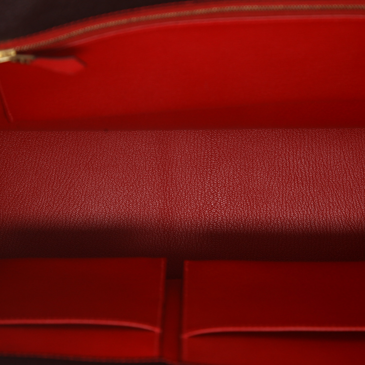 Borsa Hermès  White Bus in capra marrone - Detail D3