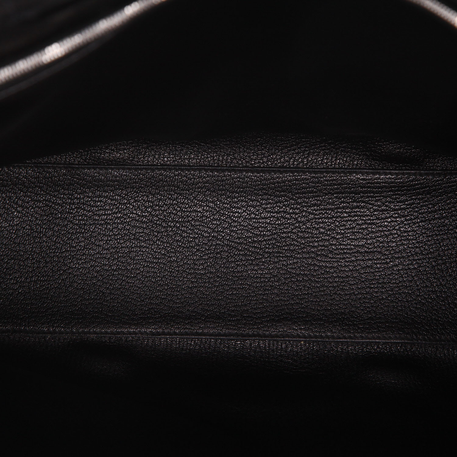 Shopping bag Hermès  Toto Bag - Shop Bag in pelle nera - Detail D3