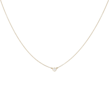 Collar Tiffany 
Co Diamonds By The Yard de oro amarillo y diamante