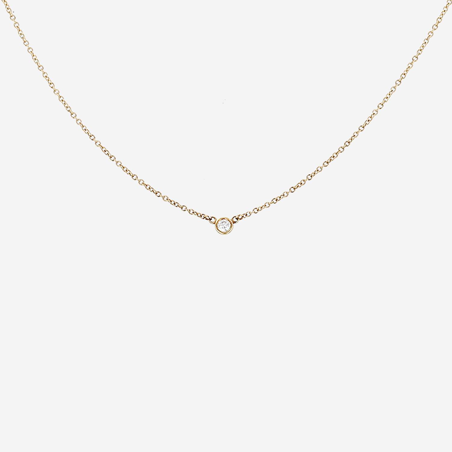 Collier Tiffany & Co Diamonds By The Yard en or jaune et diamant