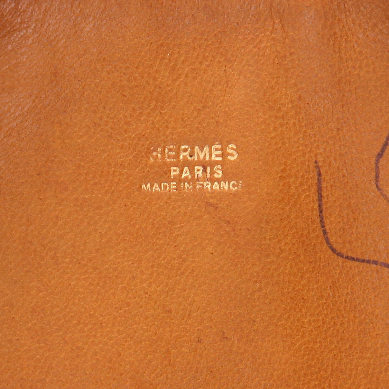 Borsa Hermès  Bolide 35 cm in pelle Courchevel gold - Detail D2