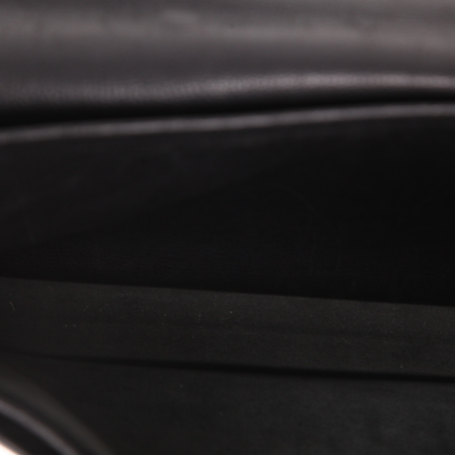 Borsa portadocumenti Hermès  Sac à dépêches in pelle martellata nera - Detail D3