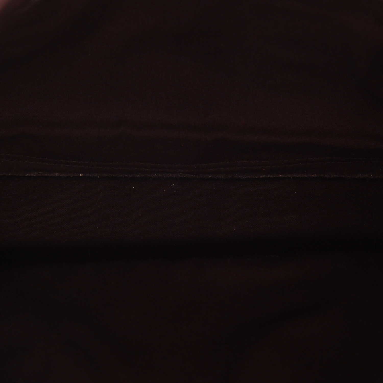 Sac cabas Hermès  Toto Bag - Shop Bag en toile bordeaux et rouge - Detail D3