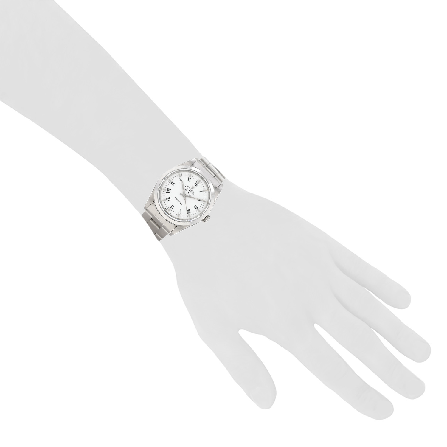 Rolex Air King  in stainless steel Ref: Rolex - 14000  Circa 1995 - Detail D1