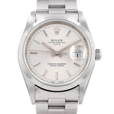 Rolex Oyster Perpetual Date  in stainless steel Ref: Rolex - 15200  Circa 1997