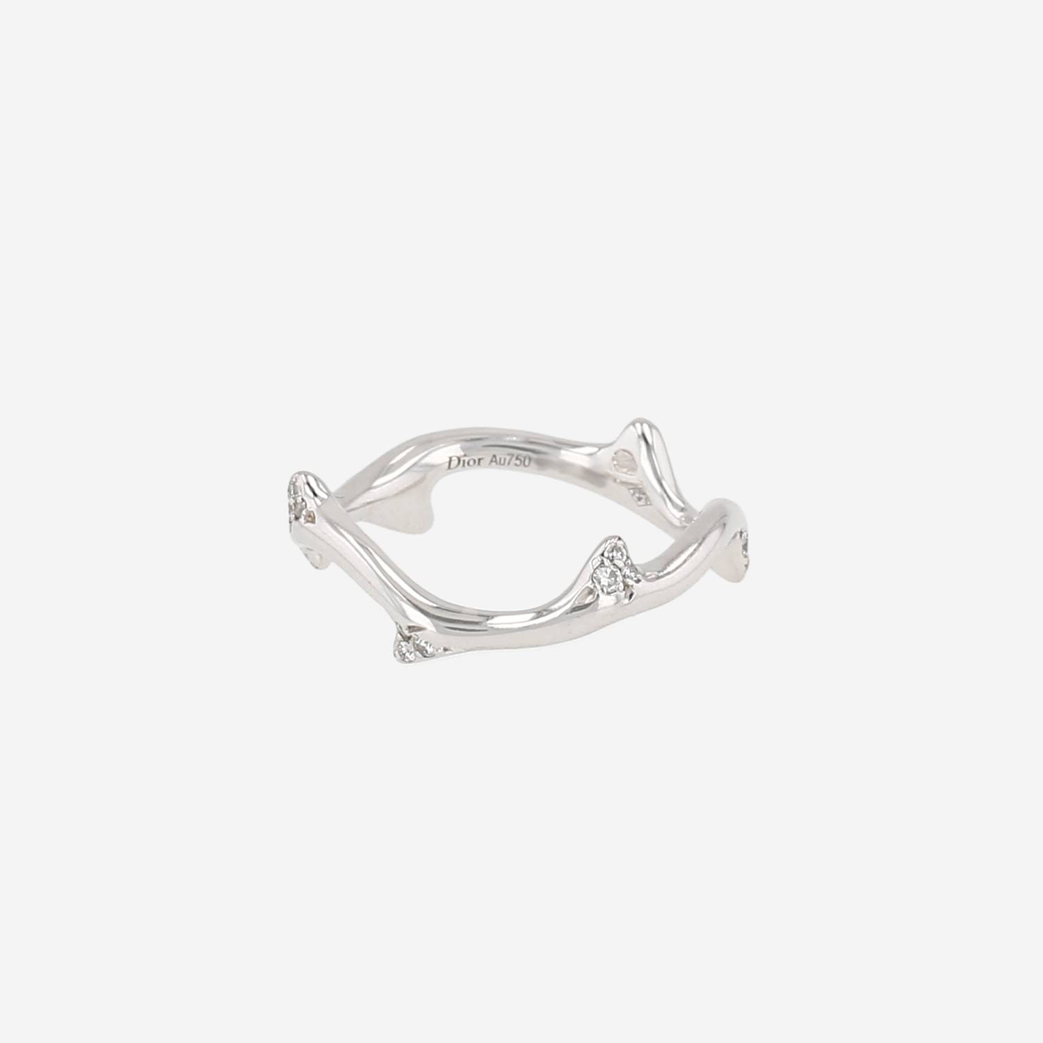 Anello Dior Bois de Rose in oro bianco e diamanti
