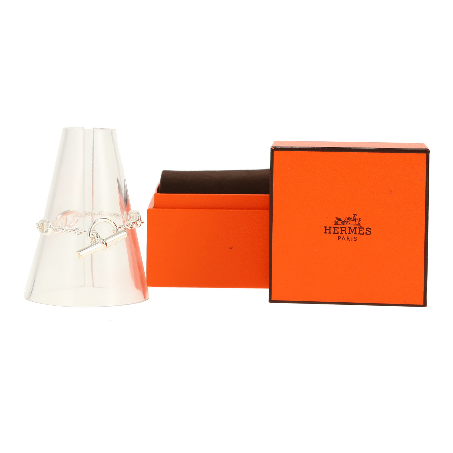 Hermès Farandole bracelet in silver - Detail D2