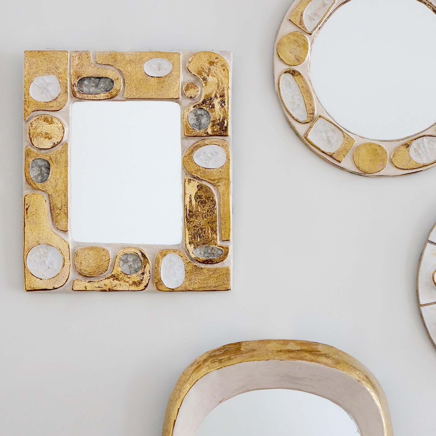 Miroir 'Ouvéa' - le modèle créé vers 1985 - Detail D2