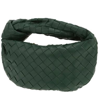 Borsa Bottega Veneta  Jodie mini  in pelle intrecciata verde