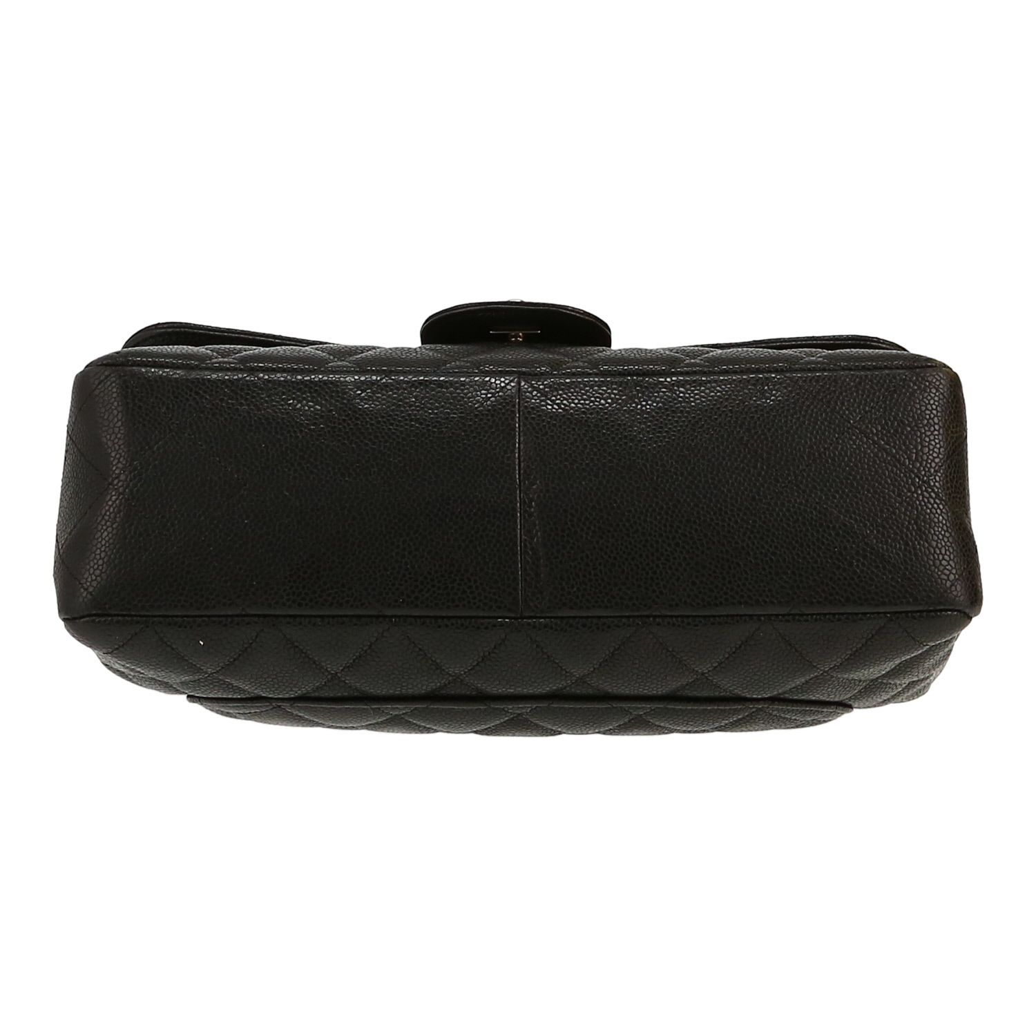 Bolso bandolera Chanel  Timeless Jumbo en cuero granulado acolchado negro - Detail D1