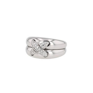 Chaumet Lien ring in white gold and diamonds