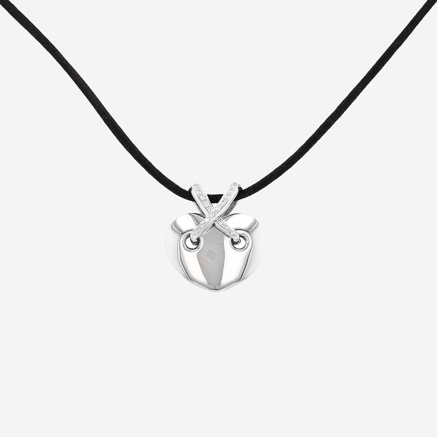 Chaumet Lien large model pendant in white gold and diamonds