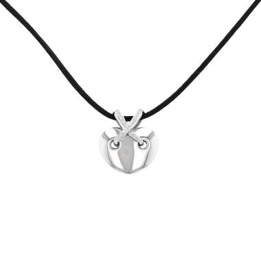 Pendentif Chaumet Lien grand modèle en or blanc et diamants