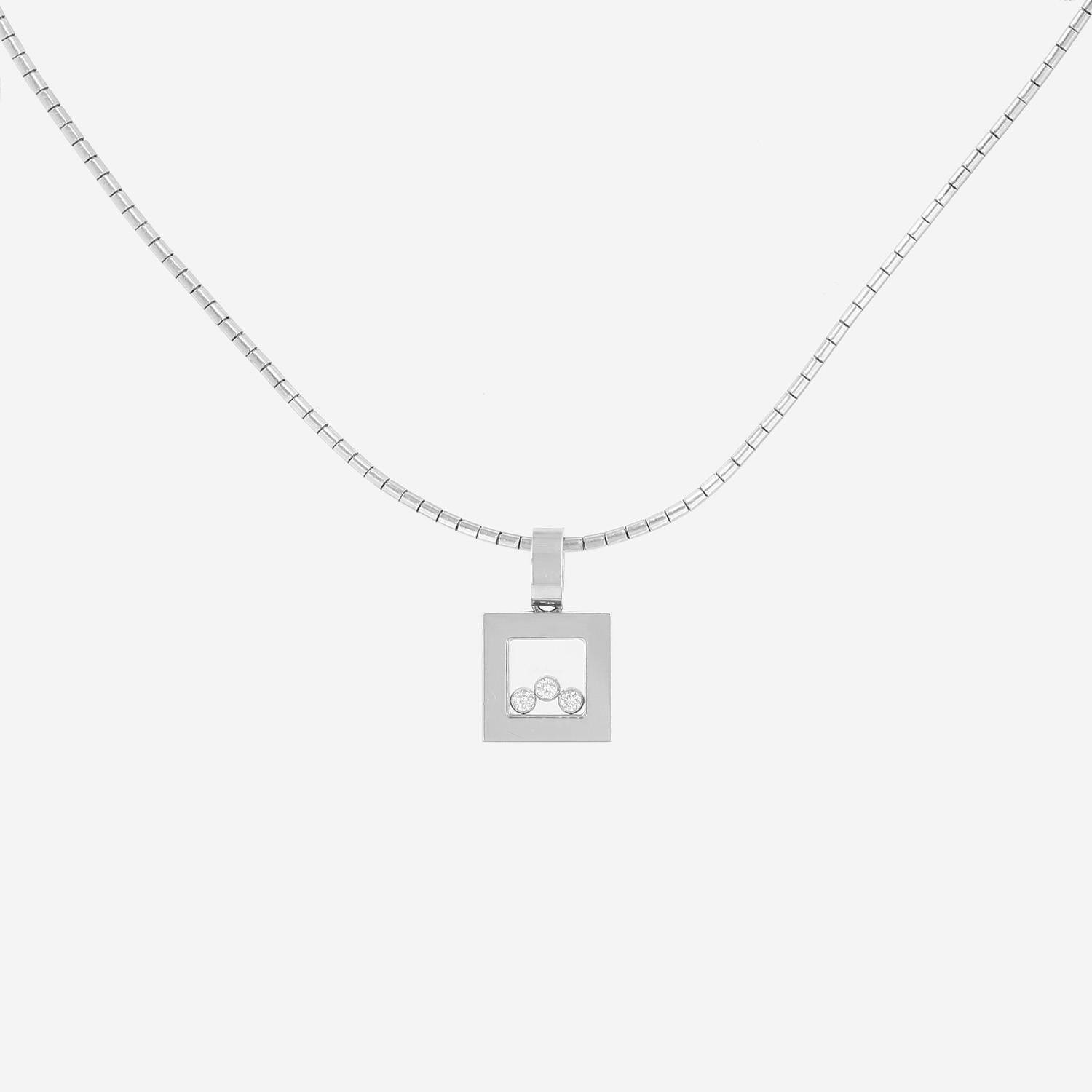 Chopard Happy Diamonds pendant in white gold and diamonds