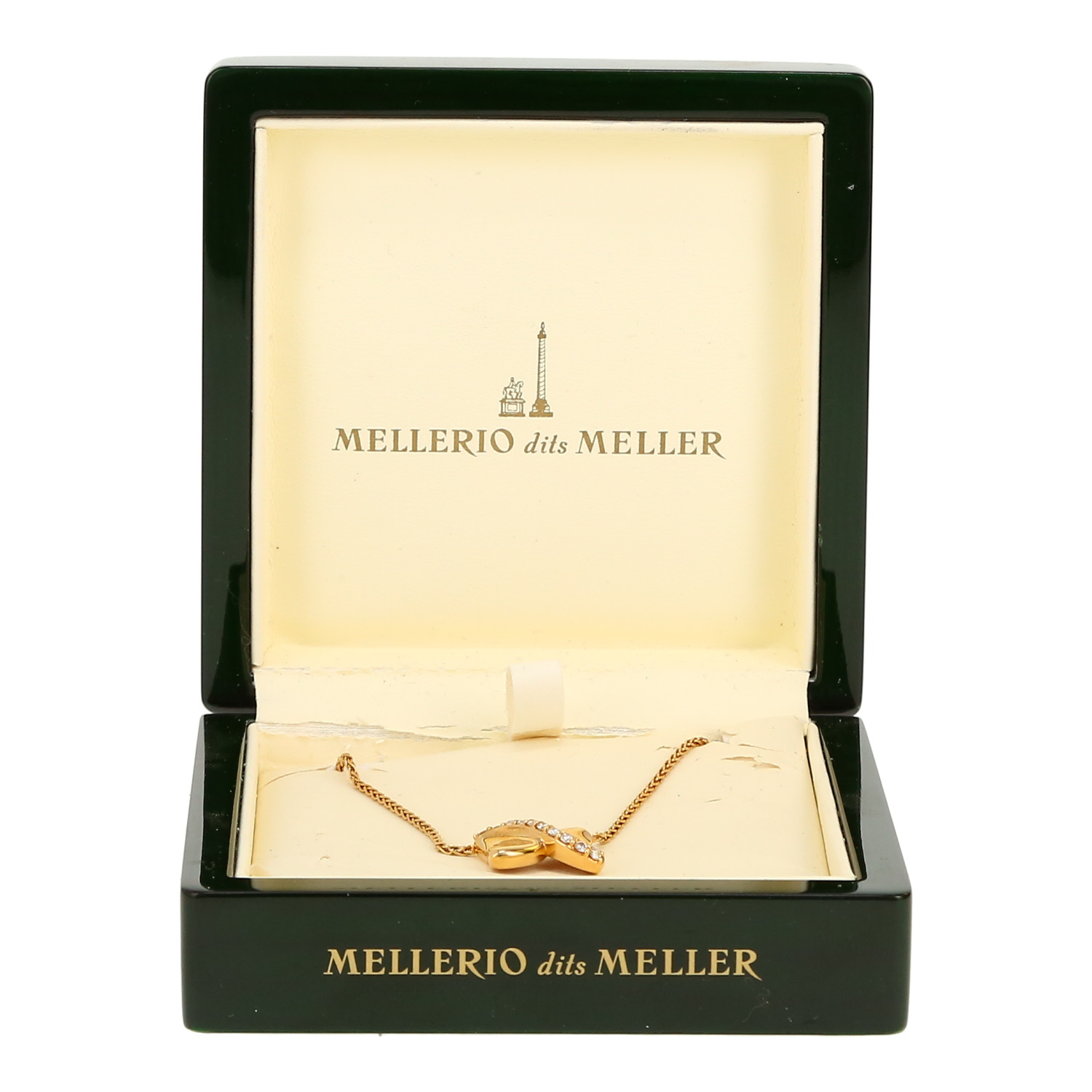 Mellerio  necklace in yellow gold and diamonds - Detail D2
