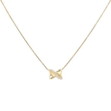 Collana Mellerio  in oro giallo e diamanti