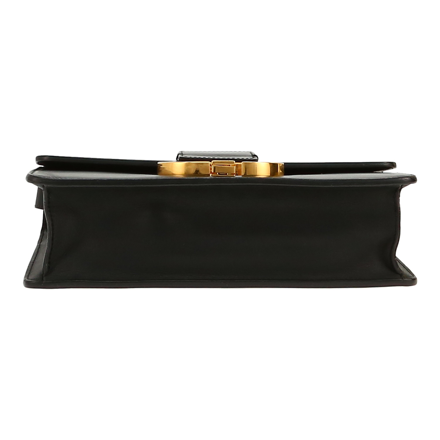 Dior  30 Montaigne shoulder bag  in black leather - Detail D1