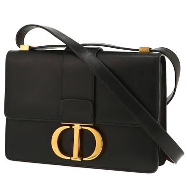Sac bandoulière Dior  30 Montaigne en cuir noir