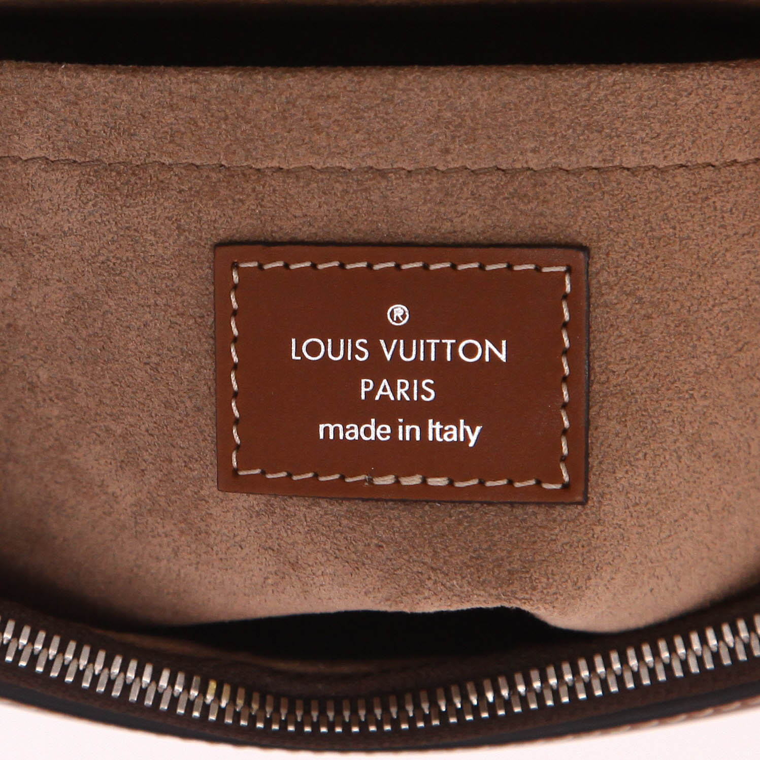 Louis Vuitton  Chain It shoulder bag  in brown leather - Detail D2