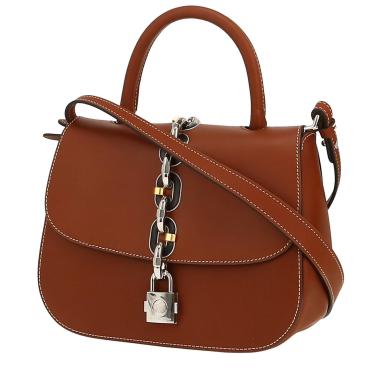 Sac bandoulière Louis Vuitton  Chain It en cuir marron