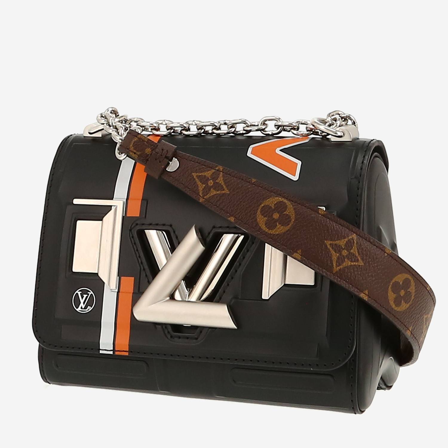 Bolso de mano Louis Vuitton  Twist en cuero negro