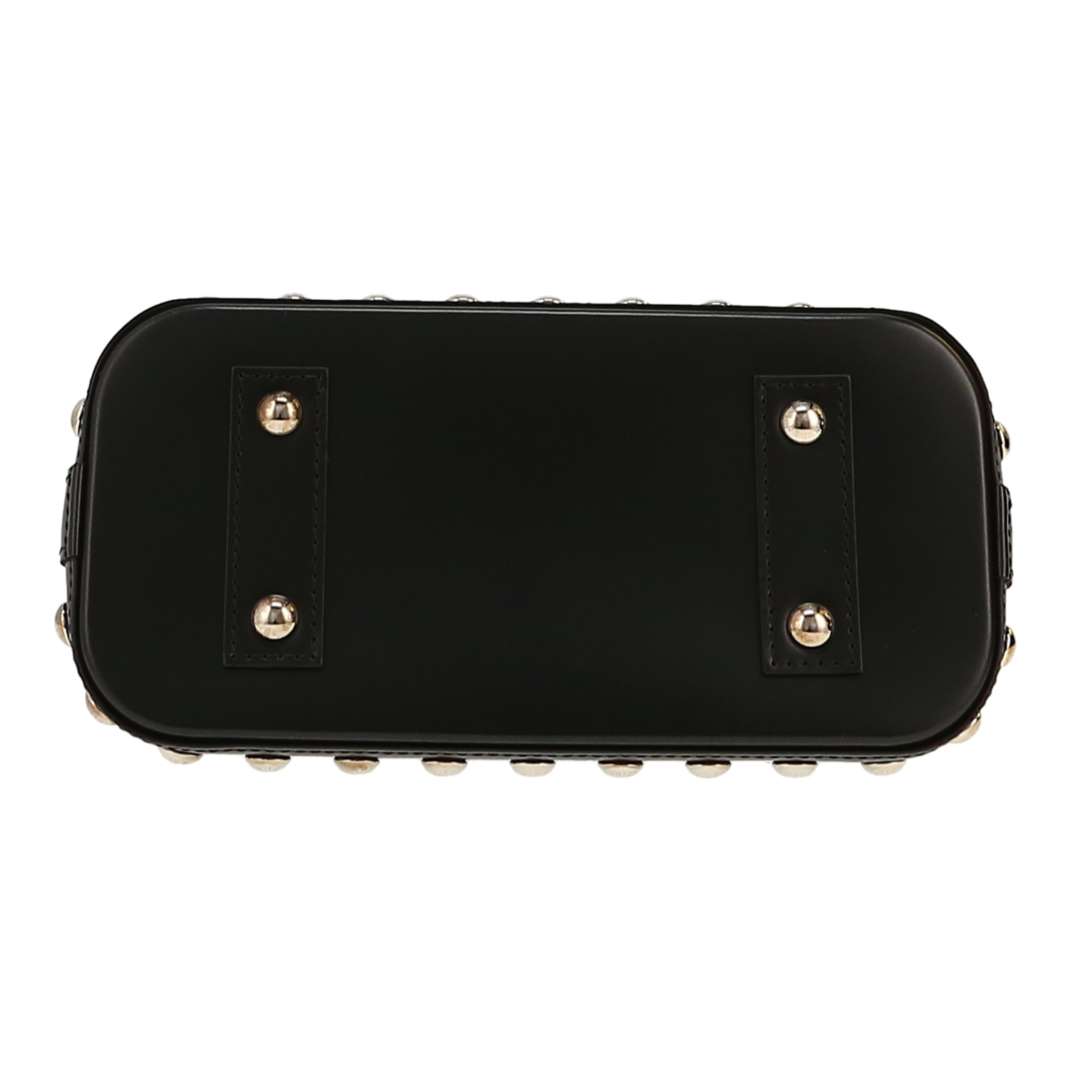 Louis Vuitton  Alma Editions Limitées handbag  in black epi leather - Detail D1