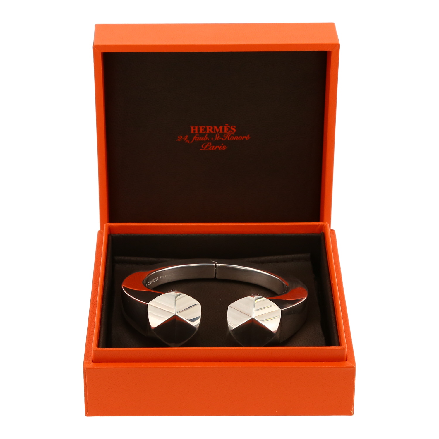 Hermès  bangle in silver - Detail D2