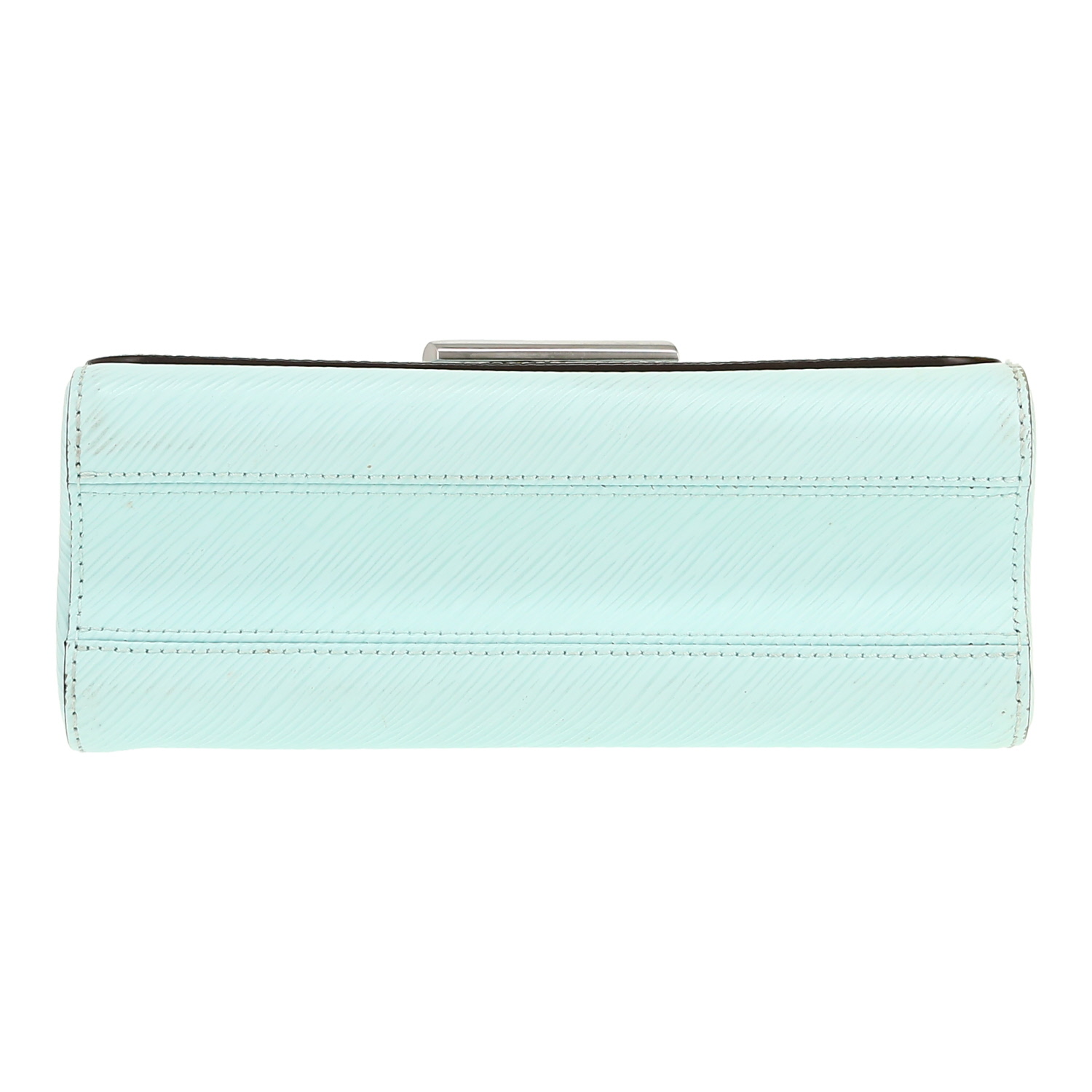 Louis Vuitton  Twist shoulder bag  in light blue epi leather - Detail D1