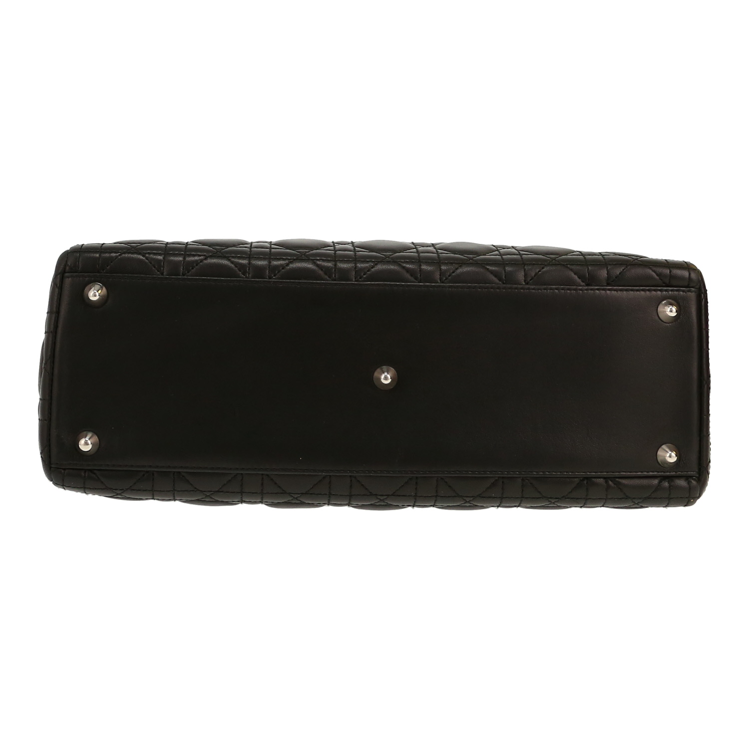 Borsa Dior  Lady Dior in pelle cannage nera - Detail D1